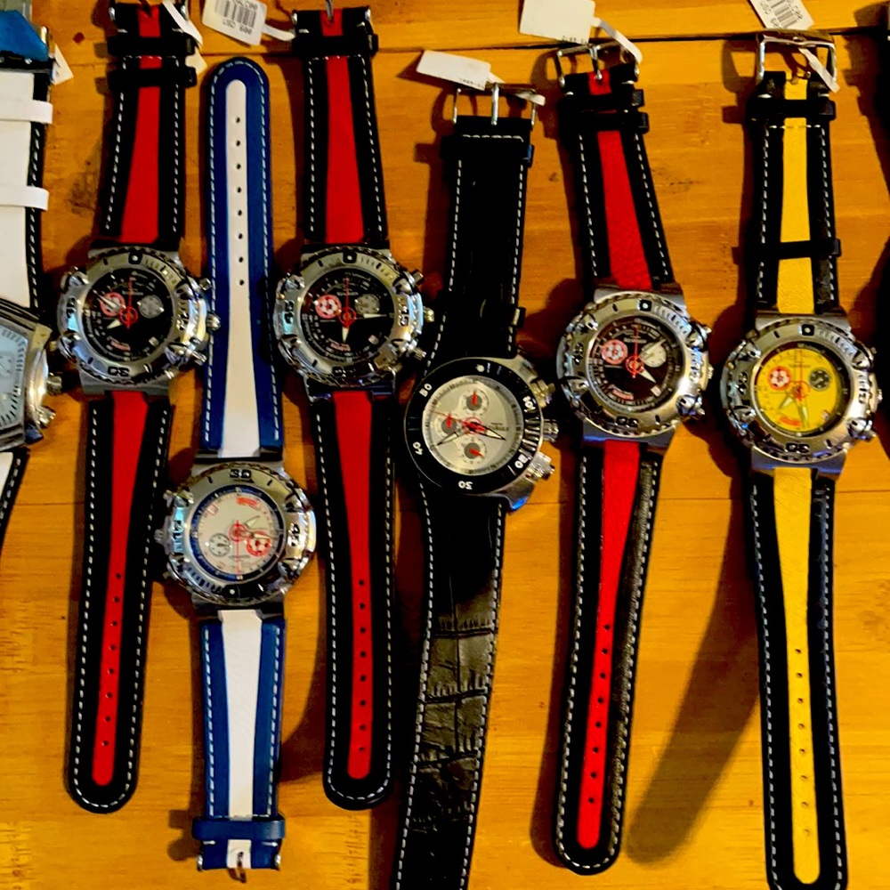 AQUAMARIN SOCCER WATCHES SWISS MOVT reg.#on bk FIRM EA 25